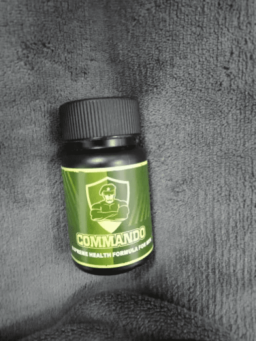 COMMANDO -PREMIUM  MALAYSIAN HERBAL MALE ENHANCER Penis  Size  CAPSULES: LOT 2 caps VERTE , exp 2026