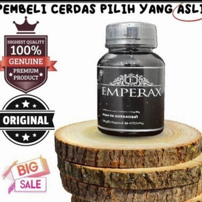 DENGAN EMPERAX ADVANCED MEN HERBAL FORMULA : aphrodisiaque HOMME lot de 2 caps NOIRE de 400 mg chaq