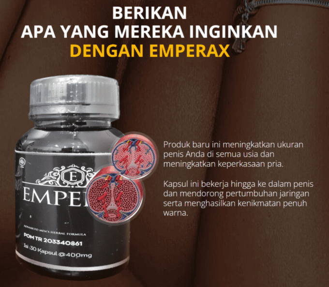 DENGAN EMPERAX ADVANCED MEN HERBAL FORMULA : aphrodisiaque HOMME lot de 2 caps NOIRE de 400 mg chaq