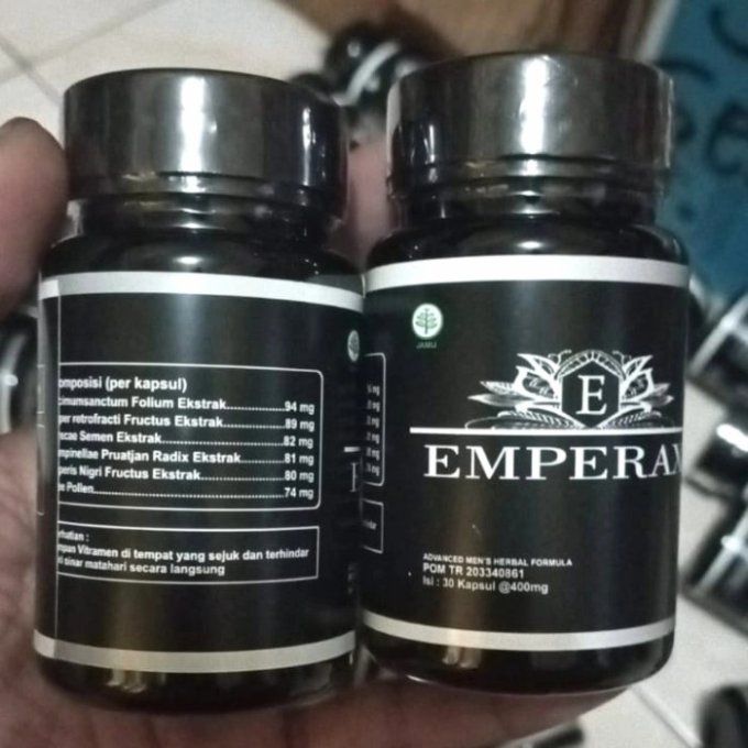 DENGAN EMPERAX ADVANCED MEN HERBAL FORMULA : aphrodisiaque HOMME lot de 2 caps NOIRE de 400 mg chaq