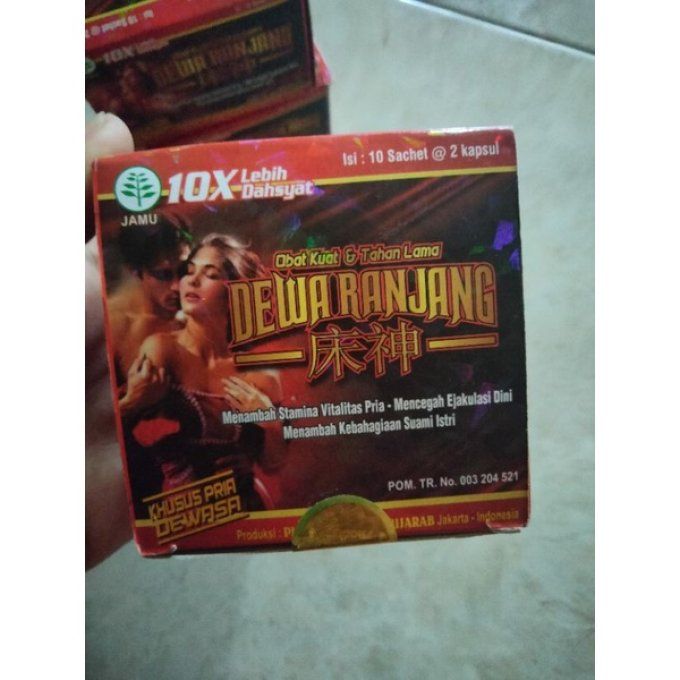 HERBA  DEWA  RANJANG : 100% HOMMES ET FEMMES , aphrodisiaque vegetal, lot de 2 caps ROUGE, exp 2026