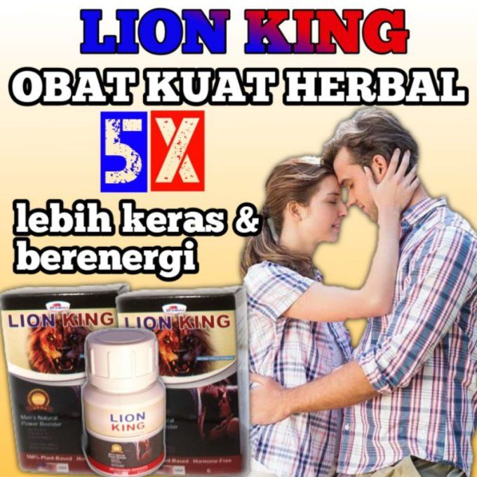 LION KING pure plant based sexual stimulant for men : lot 2 caps  VEGETALES  blanches de 500mg 