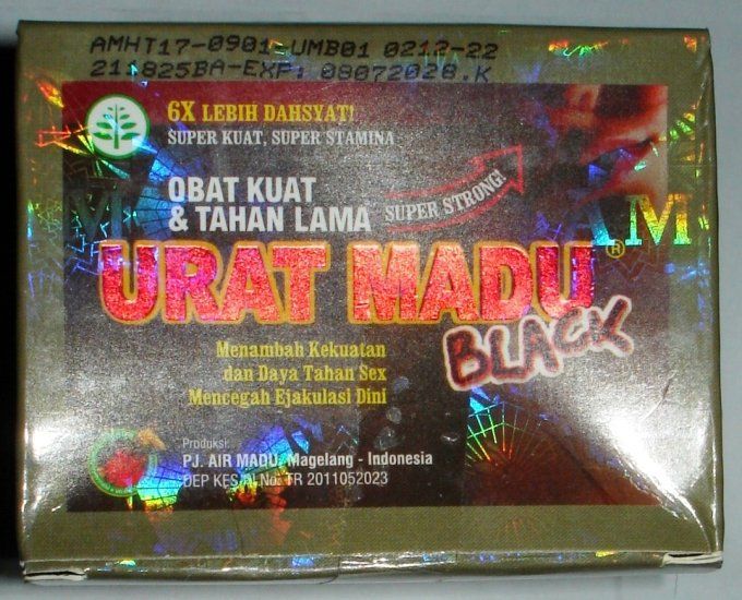 URAT MADU  BLACK : Stimulant Sexuel,  100% Vegetal,  Homme  ET FEMMES Adulte,LOT  2  CAPSULES ROUGE