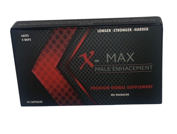 X MAX MALE ENHANCEMENT HERBAL CAPSULES FORMULA : HOMMES  lot de 2 capsules veg. rouges 