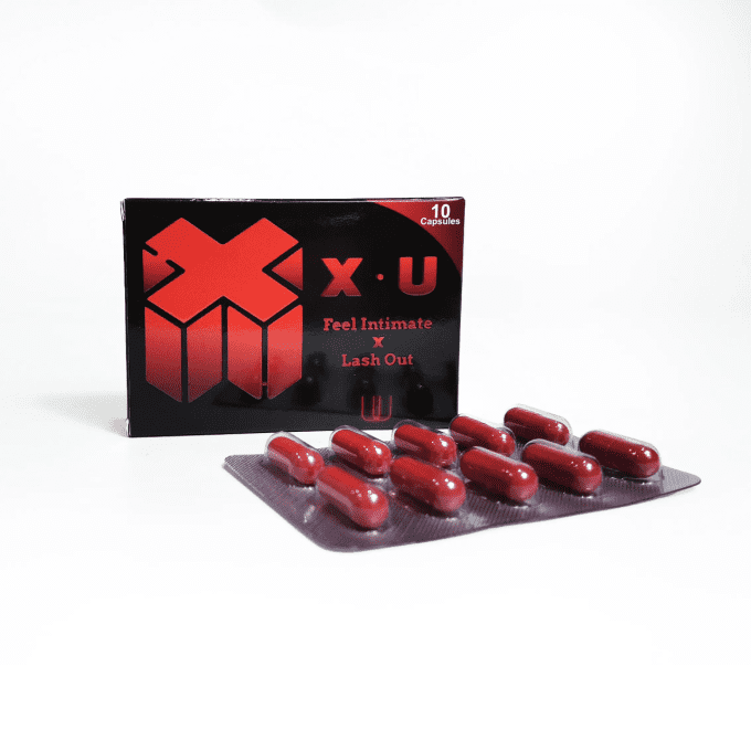 X - U  herbal sex capsules for male performance : aphrodisiaque homme , 100% VEGETAL , lot de 2 caps